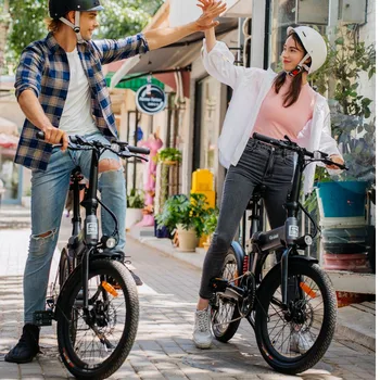 האיחוד האירופי לנו אופניים חשמליים עירוניים יוממות 20 InchAdult אופניים חשמליים 36V 10.4 AH להסרה סוללות ליתיום נייד מתקפל