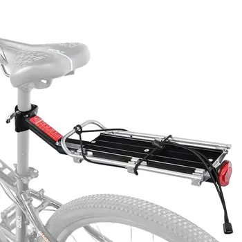 אופניים אחורי מתלה מטען מהיר שחרור מתכוונן מנשא אופניים ציוד MTB הזנב מתלה אלומיניום אופניים תא מטען עם Reflectiv